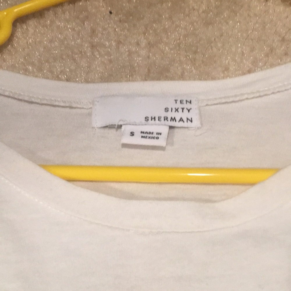 Ten Sixty Sherman White Tee - Picture 6 of 8
